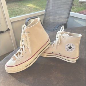 Converse high top platform sneakers
